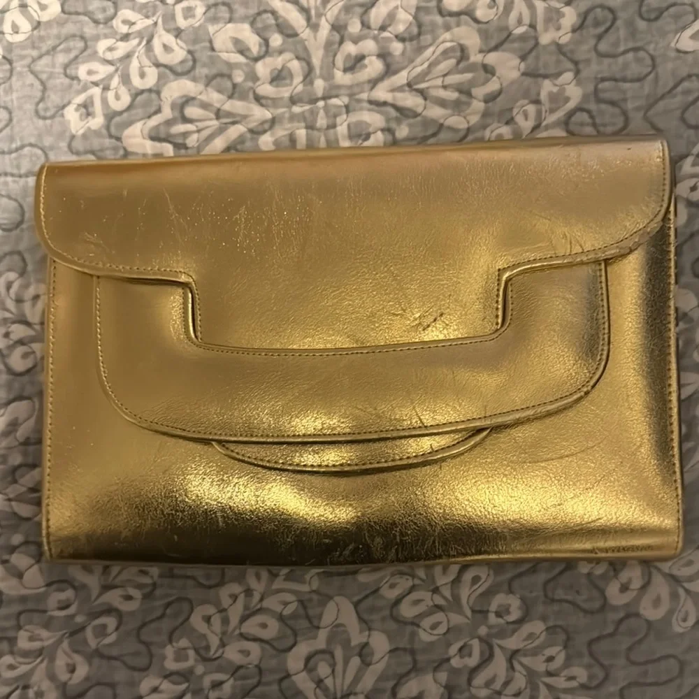 Gold Clutch Bag - Picture 4 of 4